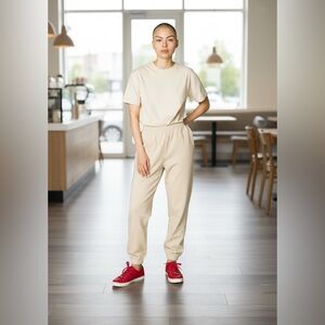 G by Guess Backer2 Red Sneaker SZ‎ 8.5 Women Quilted Faux Leather Lace Up Casual